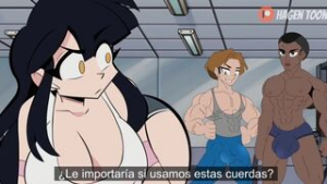 Audrey at the gym [sub spanish] - 2D animation on Crohasit