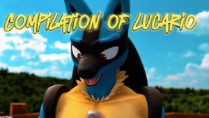 BIG CUMpilation of LUCARIO PMV - Pokemon animation on Crohasit