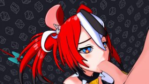 Bae’s ball draining blowjob [xype3d] - Hololive animation on Crohasit