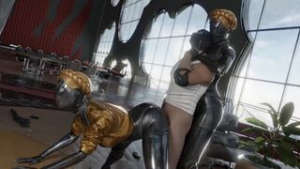 Ballerina Twins chrome embrace [SerpentOrder] - ﻿3D animation on Crohasit