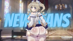 Barbara’s New Jeans [Genshin Impact HMV] - Genshin Impact animation on Crohasit