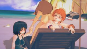 Beach surprise - ﻿3D animation on Crohasit
