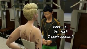 Becca’s Sister - The sims animation on Crohasit