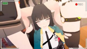 Belle, Nicole and Miyabi [Eshu-chan] - ﻿3D animation on Crohasit