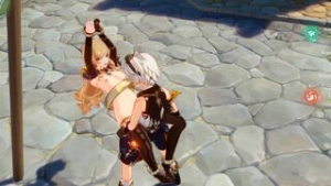 Benny X Navia Animated Mod - Genshin Impact animation on Crohasit