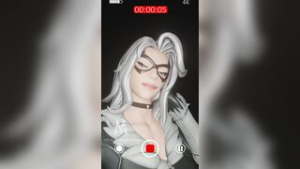 Black Cat Takes a Selfie - Fortnite animation on Crohasit