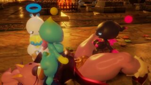 Blaze with futa Chao [deerbone] - ﻿3D animation on Crohasit