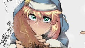 Bridget Sucking Cock - Asmr animation on Crohasit