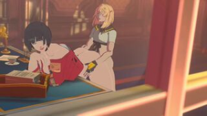 Bridget x I-No [RougeNine] - ﻿3D animation on Crohasit