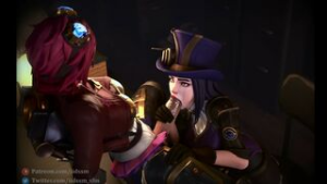 Caitlyn Kiramman And Vi Outdoor Blowjob [Iidssm] - ﻿3D animation on Crohasit
