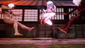 Capture of Remy - Touhou animation on Crohasit