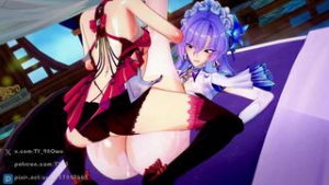 Carlotta x Cantarella Futa Sex (Sound) - Wuthering Waves animation on Crohasit