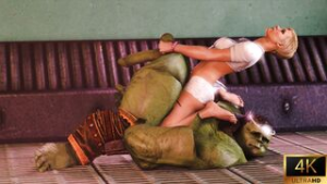 Cassie Cage Brutally Annihilates Hulk’s Balls [4K] [Cosmic Brutality] - ﻿3D animation on Crohasit