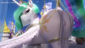 Celestia teases you - ﻿3D animation on Crohasit