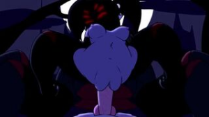 Cesil milks her mate - 2D animation on Crohasit