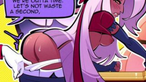 Chaggie In a hurry - Hazbin Hotel animation on Crohasit