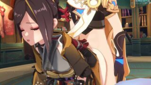 Chiori Wants It Quick [HorizontalSlope] - ﻿3D animation on Crohasit
