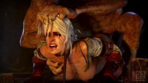 Ciri Goblin Breeder, Pregnant ,Bounded and Raped (Shirami) (60FPS) (4k) - The Witcher animation on Crohasit