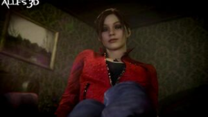 Claire Redfield Foot tease - ﻿3D animation on Crohasit