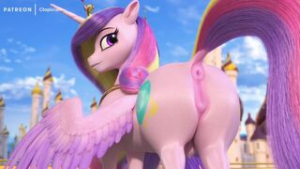 Clopician Cadence Tease Fart Edit - ﻿3D animation on Crohasit