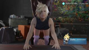(Cloud Strife tries to resist a BBC) - ﻿3D animation on Crohasit