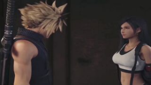 Cloud and Tifa resting in the room. - ﻿3D animation on Crohasit