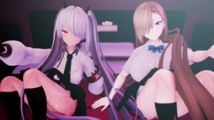 Cosplayer sister and her friend have threesome (Eng Subs) – Poko - ﻿3D animation on Crohasit