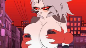 Crumple and FUCK Loona’s tits - Hazbin Hotel animation on Crohasit