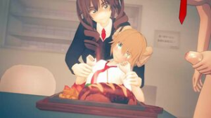 Cumming on the food - iwara animation on Crohasit