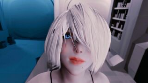 Cutie 2B explores humanity with you - ﻿3D animation on Crohasit
