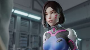 D.Va Becoming A Starlet [Blacked][Aphy3D] - ﻿3D animation on Crohasit