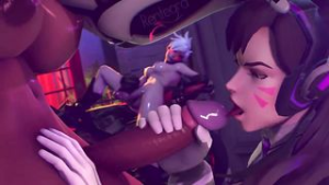 D.Va Futa Blowjob – Rentegra - Overwatch animation on Crohasit