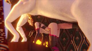 D.Va x Horse Tent [TheBartender] - ﻿3D animation on Crohasit