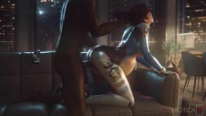 D.Va’s fan date coffee meet to casting couch 4 months later. (blacked)[VGErotica] - Overwatch animation on Crohasit