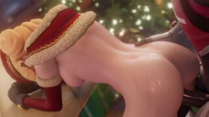 D.va Christmas Gift [4K][Croove] - ﻿3D animation on Crohasit