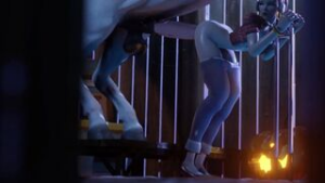 D.va Crusier x Horse - ﻿3D animation on Crohasit