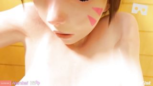 D.va beach POV - ﻿3D animation on Crohasit