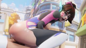 D.va’s fan service [Bewyx] - Overwatch animation on Crohasit