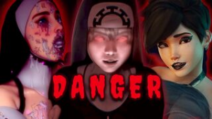 Danger-Halloween Special PMV (MIGHTTY) - ﻿3D animation on Crohasit