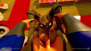 Deathclaw - ﻿3D animation on Crohasit