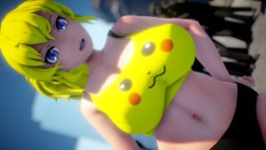 Deep Town Blue – Yang Xiao Long - Rwby animation on Crohasit
