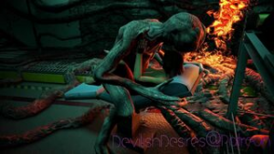 Demogorgon X Jane (Dead by Daylight) - ﻿3D animation on Crohasit