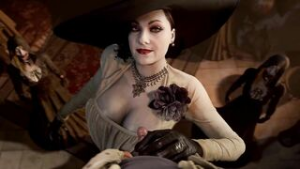 Dimitrescu Handjobing [yellowbea] - ﻿3D animation on Crohasit