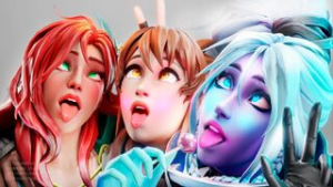 Dota 2 PMV but it’s KDA song - Dota 2 animation on Crohasit