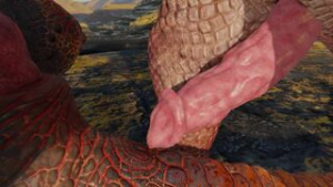 Dragon x Gnasher Dinosaur - ﻿3D animation on Crohasit