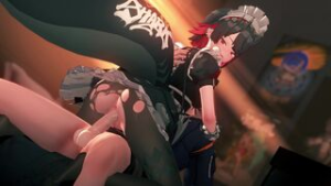 Ellen Joe Maid Service (Uncensored) [DoriDoriko] - ﻿3D animation on Crohasit