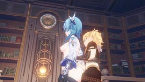 Eula x Aether Segs Mod - Genshin Impact animation on Crohasit