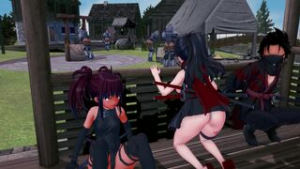 Failed kunoichi - iwara animation on Crohasit