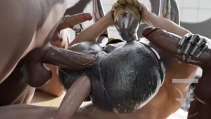 [Fart Warning] Atomic Heart – Full Nelson Double DP - ﻿3D animation on Crohasit