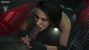 [Fart Warning] Jill Valentine Spitroasted By BBC - ﻿3D animation on Crohasit